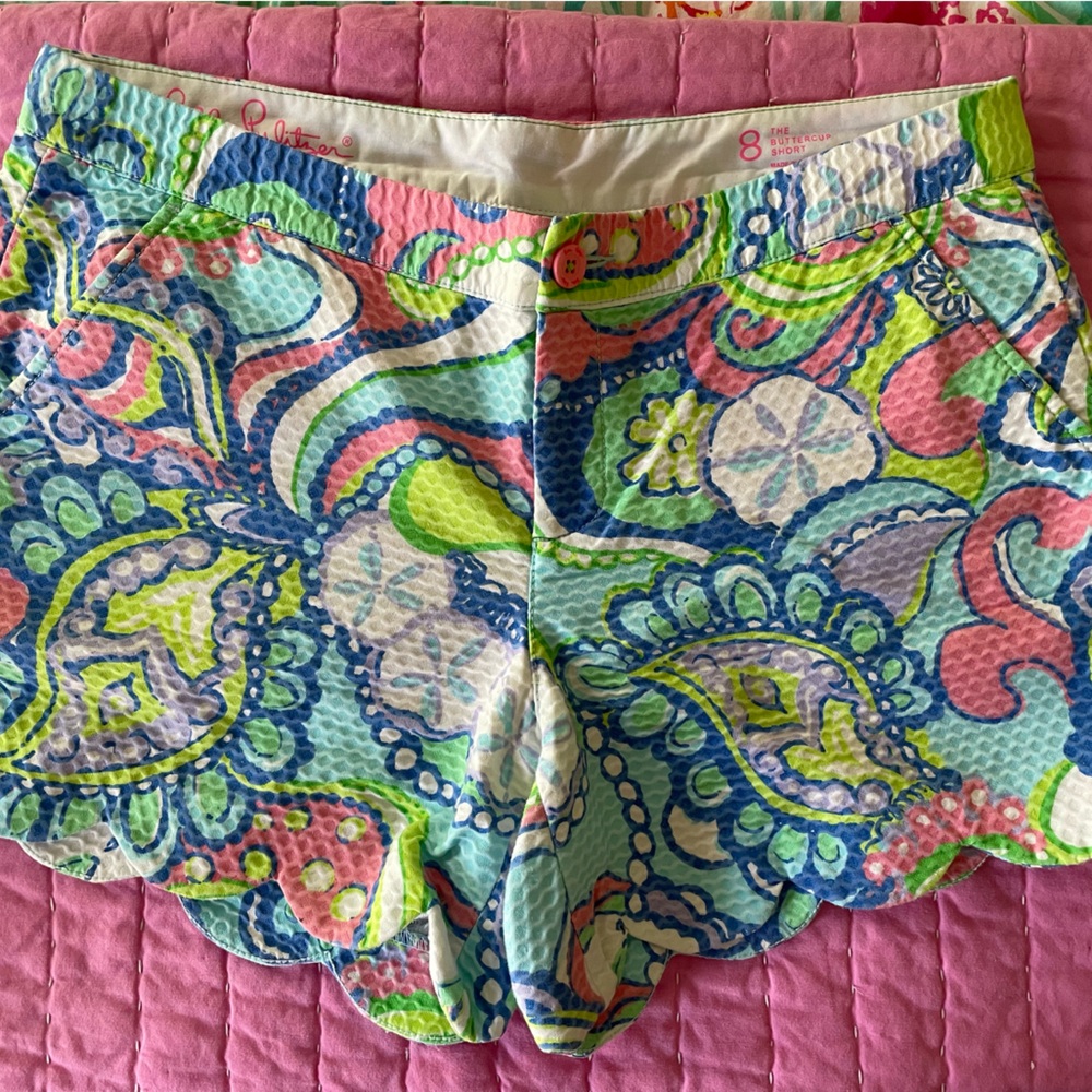 Lilly Pulitzer Conch Republic Buttercup Shorts 8